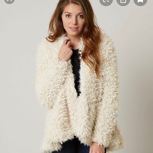 Free people flared and fluffy jacket